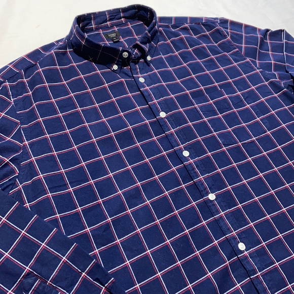 J. Crew Oxford Flannel Shirt. Size XXL - Picture 3 of 6